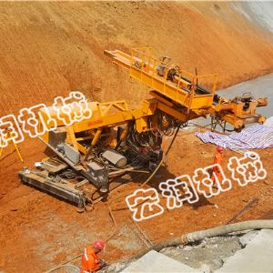 宏潤高邊坡支護(hù)錨桿鉆機南昌施工中